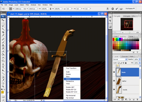 Creation of Pirate Still Life: Step 9